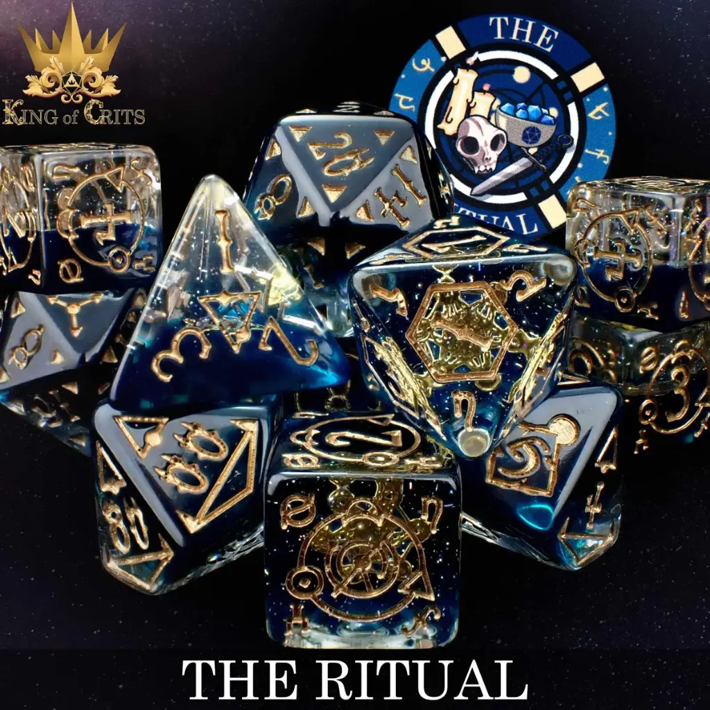 King of Crits Dice: The Ritual 11 Dice Set