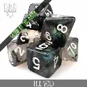 King of Crits: The Void Glow in the Dark 7 Dice Set